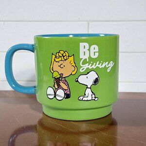 Be Giving - Peanuts Snoopy & Sally with Ice Cream 14oz Ceramic Mug